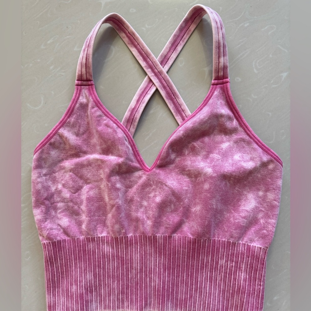 Washed Crisscross Strap Braletette